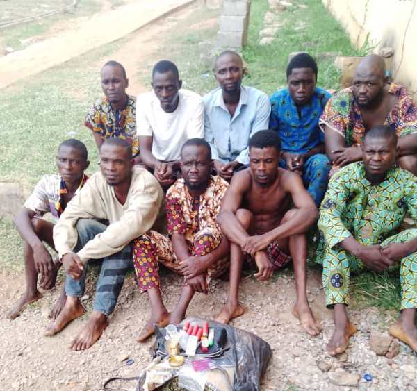 The suspected cultists