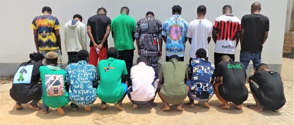 The suspected internet fraudsters