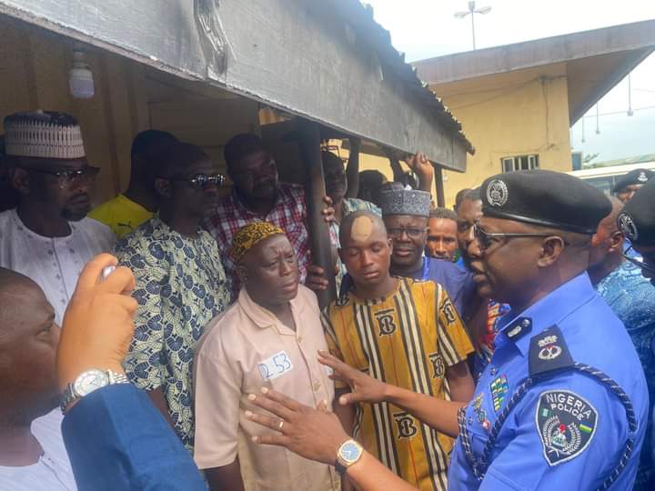 Lagos Police Commissioner, Idowu Owohunwa, visits commercial motorcyclist seen being assaulted by operatives at Abule-Egba area of the State