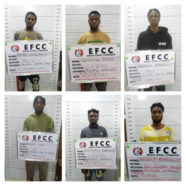 Six of the convicts