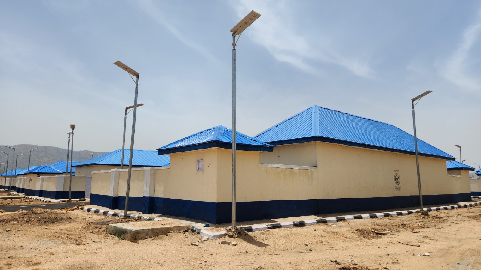 The healthcare facility delivered by OSSAP-SDGs at  IDPs camps in Gwoza LG. of Borno State
