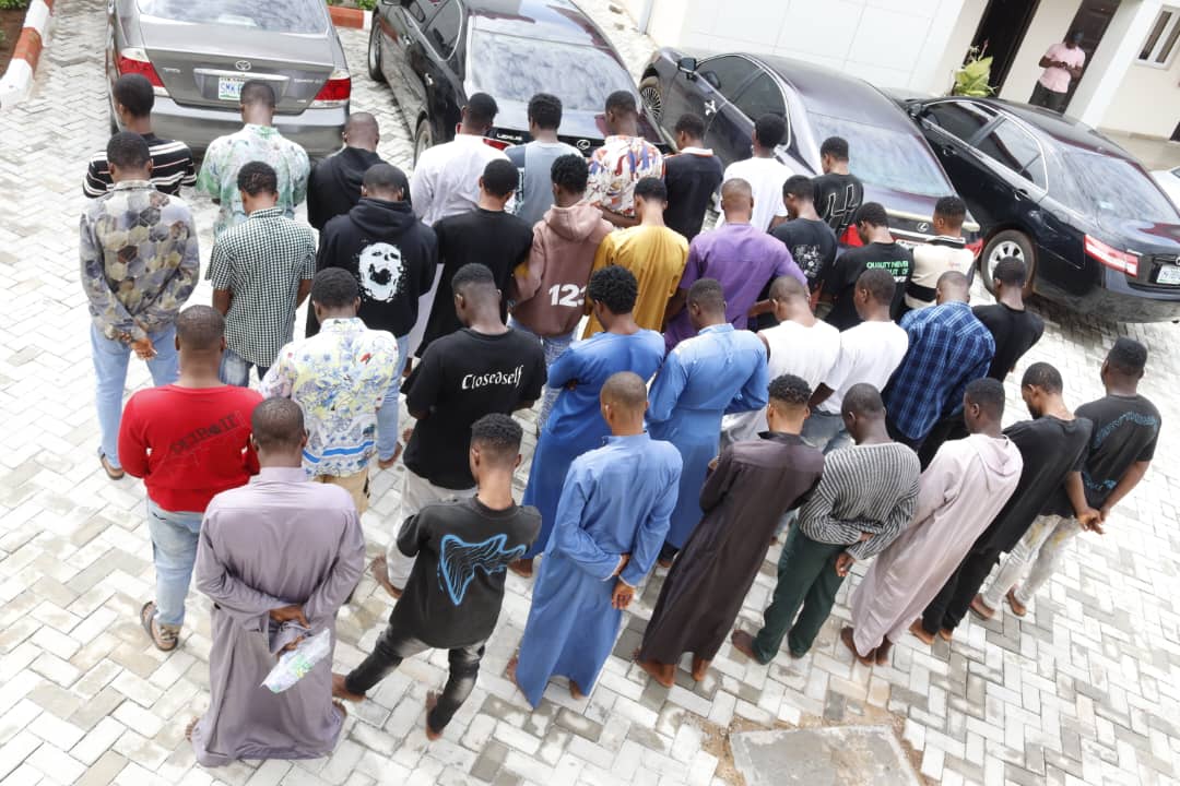 EFCC arrests Oyedepo Julius, Oyedepo James, 60 other internet fraudsters in Ilorin