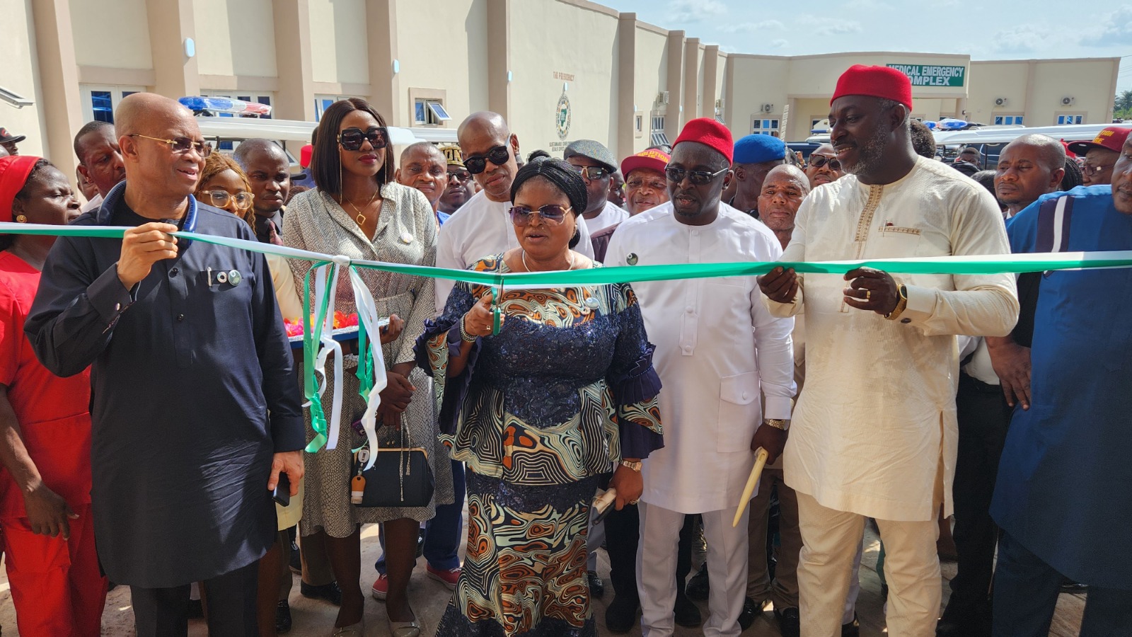 OSSAP-SDGs unveils interventions at the permanent site of Nnamdi Azikiwe University Teaching Hospital (NAUTH), Nnewi, Anambra State.