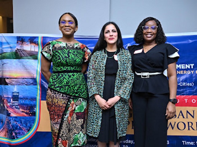 L-R: Shasore, Omran and Dania at the event