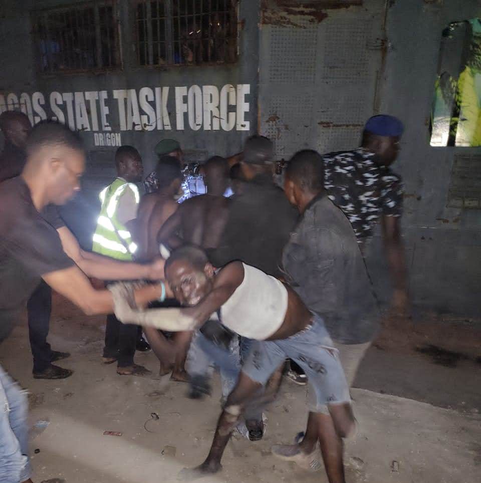 Some of the suspects arrested