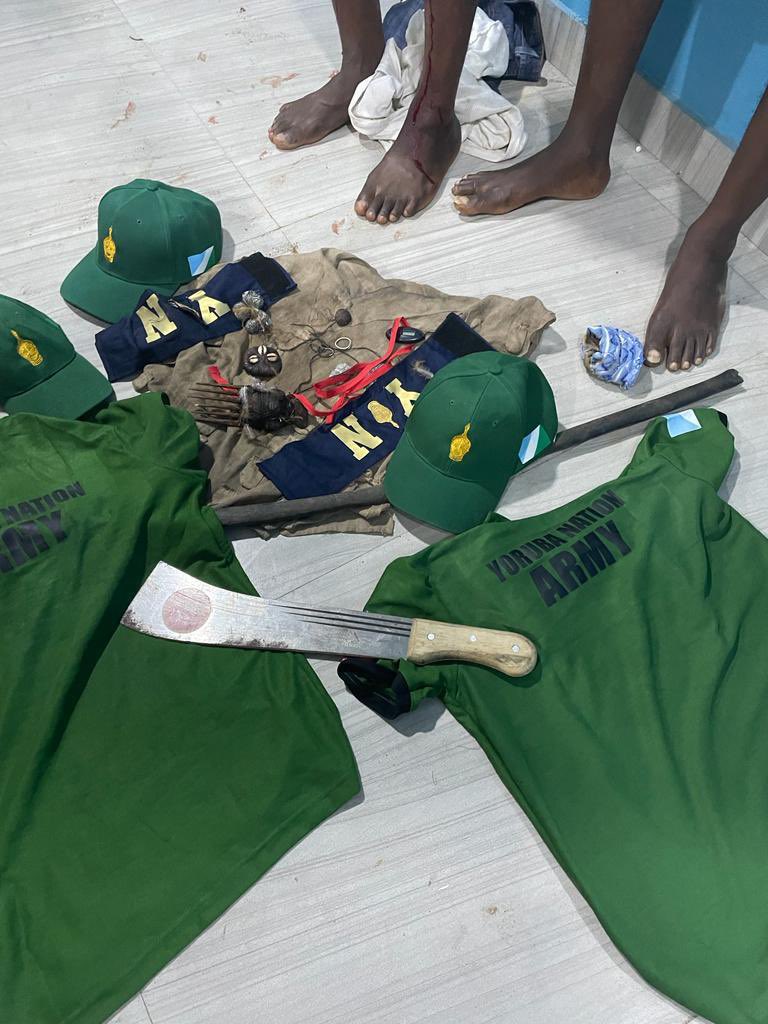 Yoruba Nation agitators attack police station in Lagos, injure officers