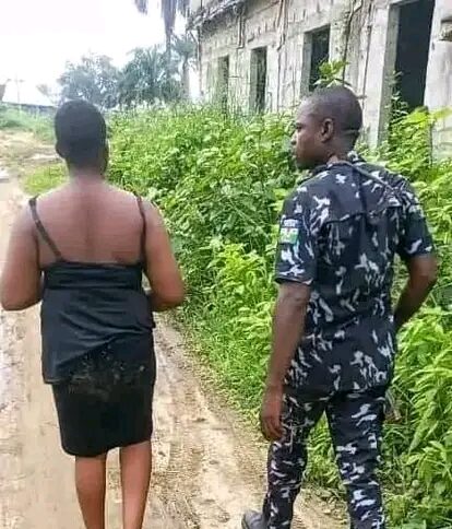 Police rescue missing 12-year-old girl, Franklyn Chioma-Blessing, from a forest in Etche local government area of Rivers state.