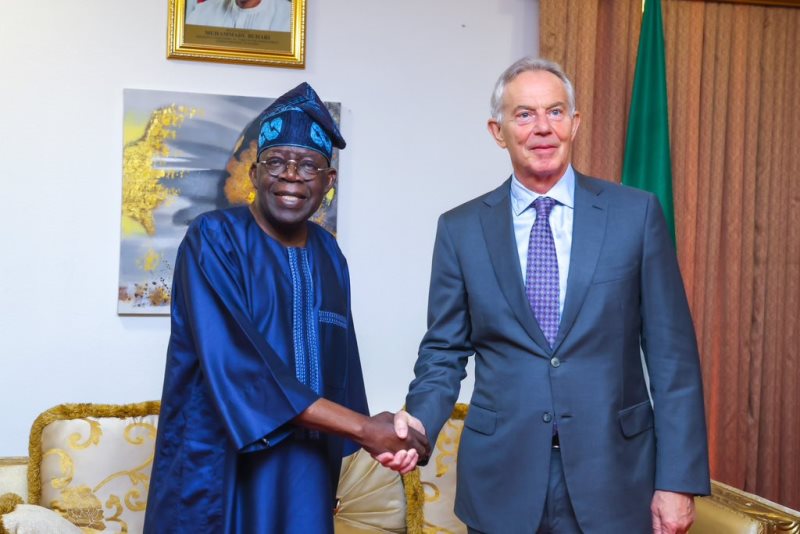 Ex-UK Prime Minister Tony Blair storms Abuja for Tinubu (Photos) - P.M