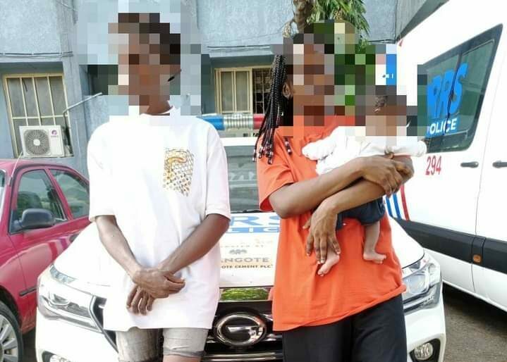 Lagos police RSS operatives foil attempt to sell a two-month old baby by the mother, Maria Ahmadu and her accomplice, Oge Okolie.