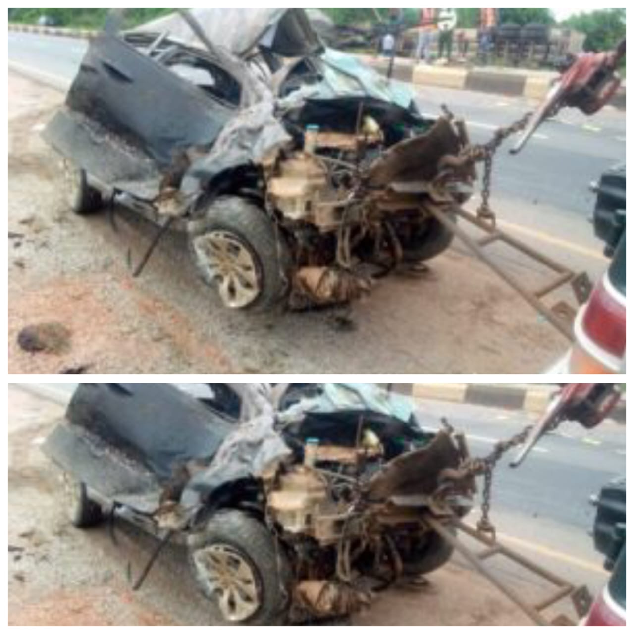 3 dead as driver loses control of car, collides with truck on Abeokuta road