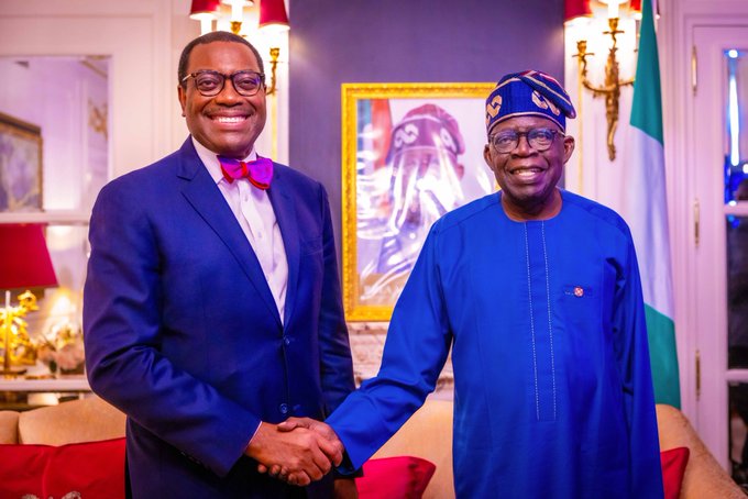 What Tinubu told AfDB President Adesina on receiving Awolowo's ...