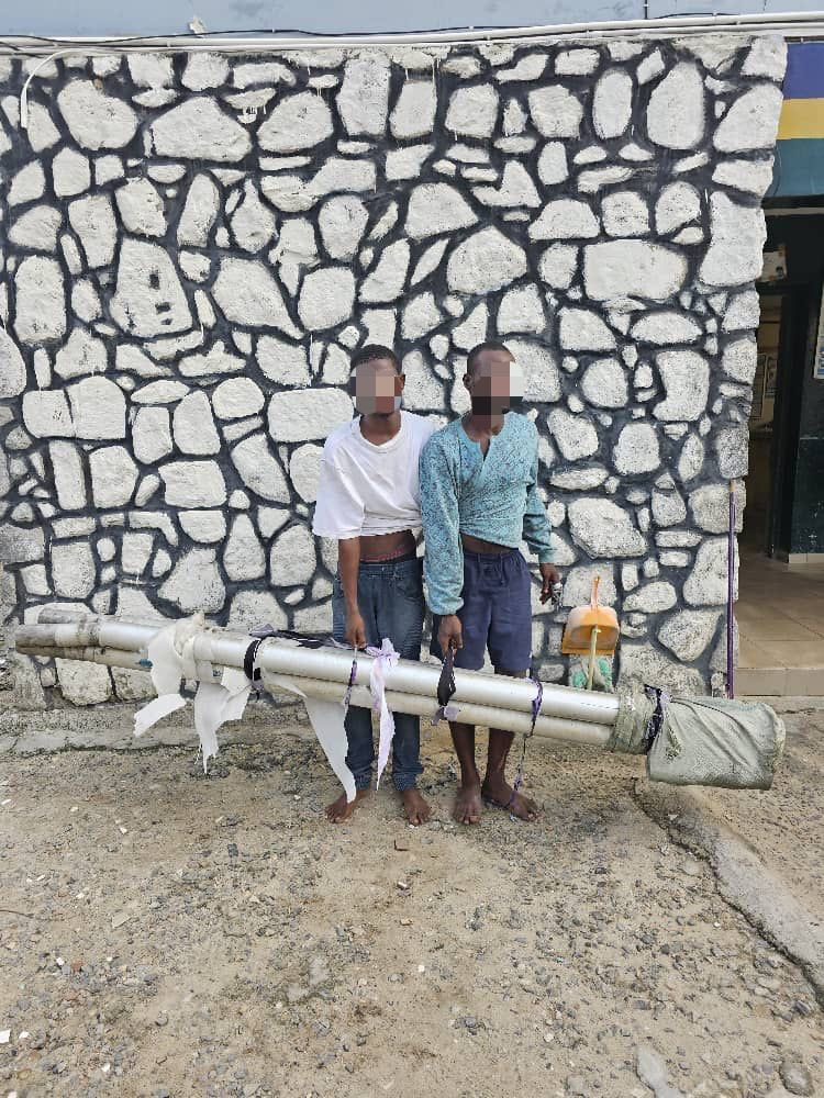 Hassan Victor, Lolade Owojiri caught destroying Falomo Bridge