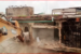 Lagos' bulldozer demolishing plazas at Alaba International Market