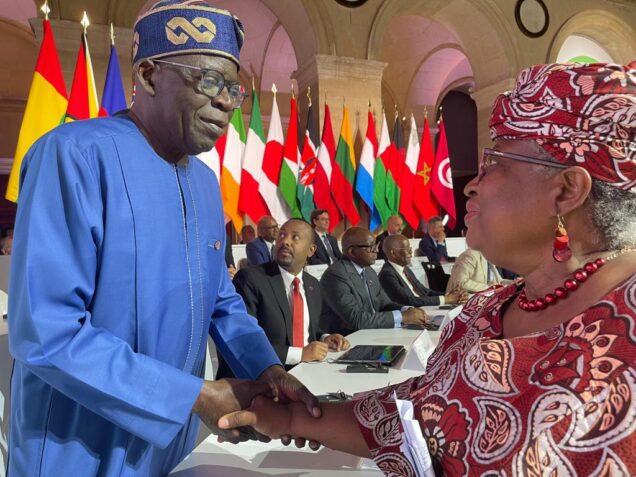 President Bola Tinubu and Ngozi Okonjo-Iweala