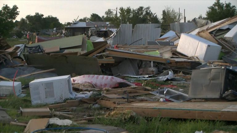 Deaths reported as devastating tornado tears through Texas town