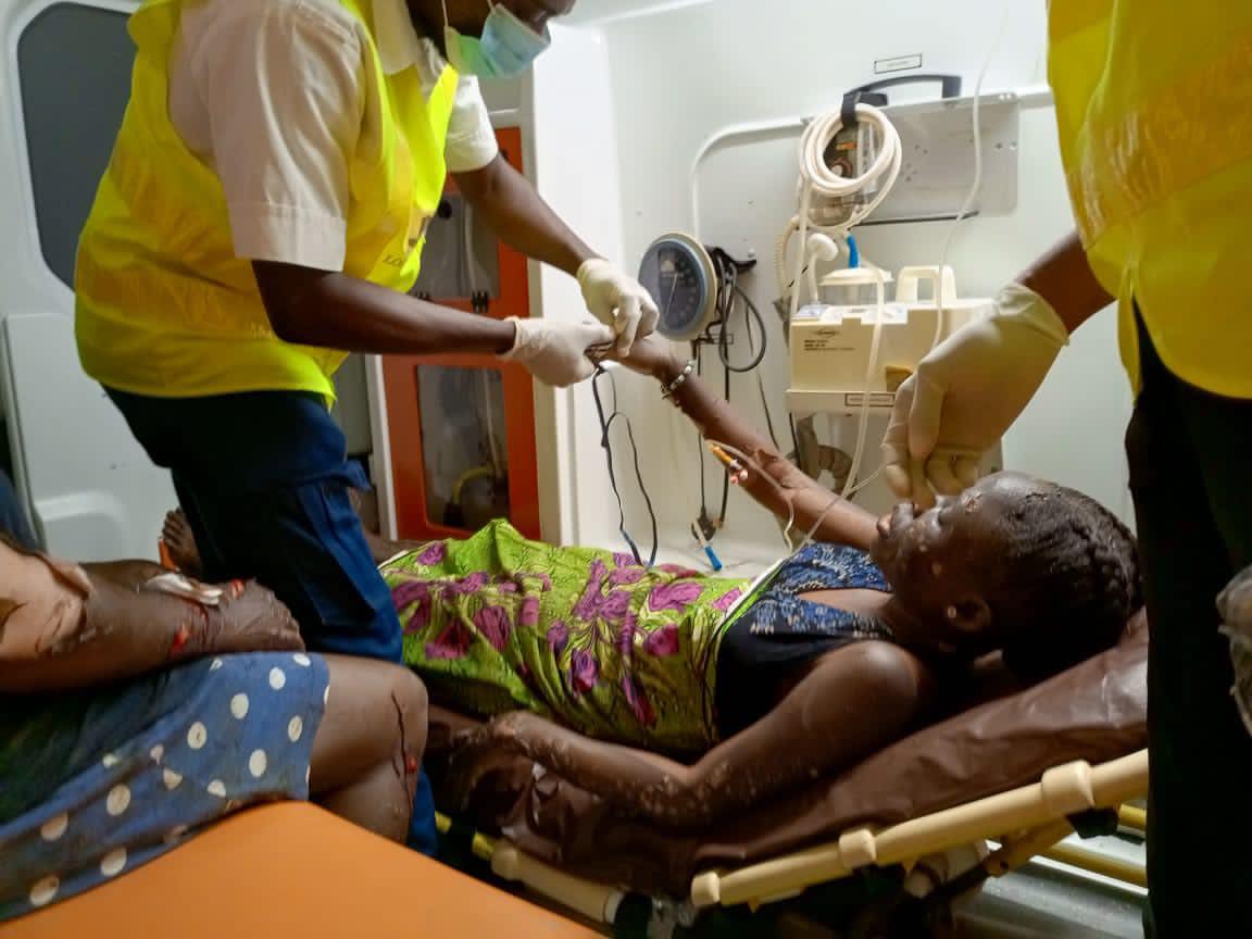 LASEMA rescues victims of Agege gas explosion