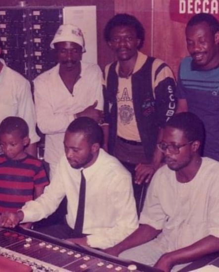 Don Jazzy and father, Collins Enebeli: reveals how he knew from the outset that his son would be king of beats.