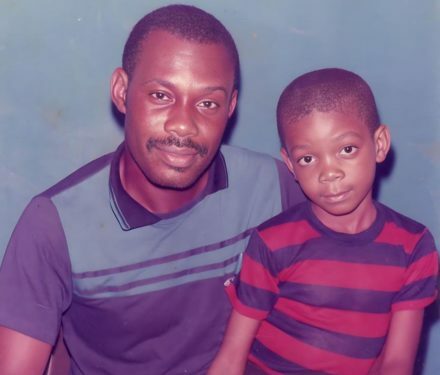 Don Jazzy and father, Collins Enebeli: reveals how he knew from the outset that his son would be king of beats.