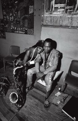 Activist and singer, Sandra Izsadore, and late Afrobeat legend Fela Anikulapo Kuti