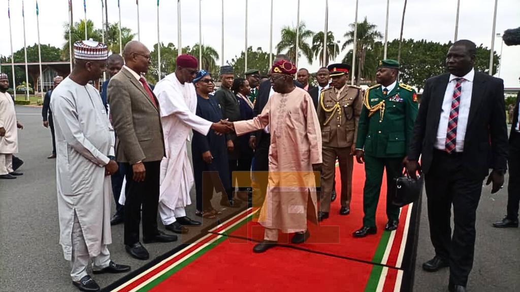 Tinubu departs Kenya