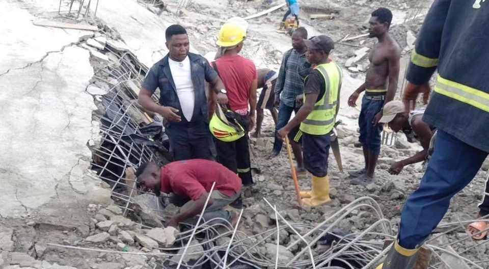 Abuja building collapse: 9 evacuated, rescue operations suspended
