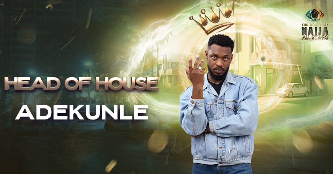 BBNaija All Stars: Adekunle Becomes First Head Of House - P.M. News