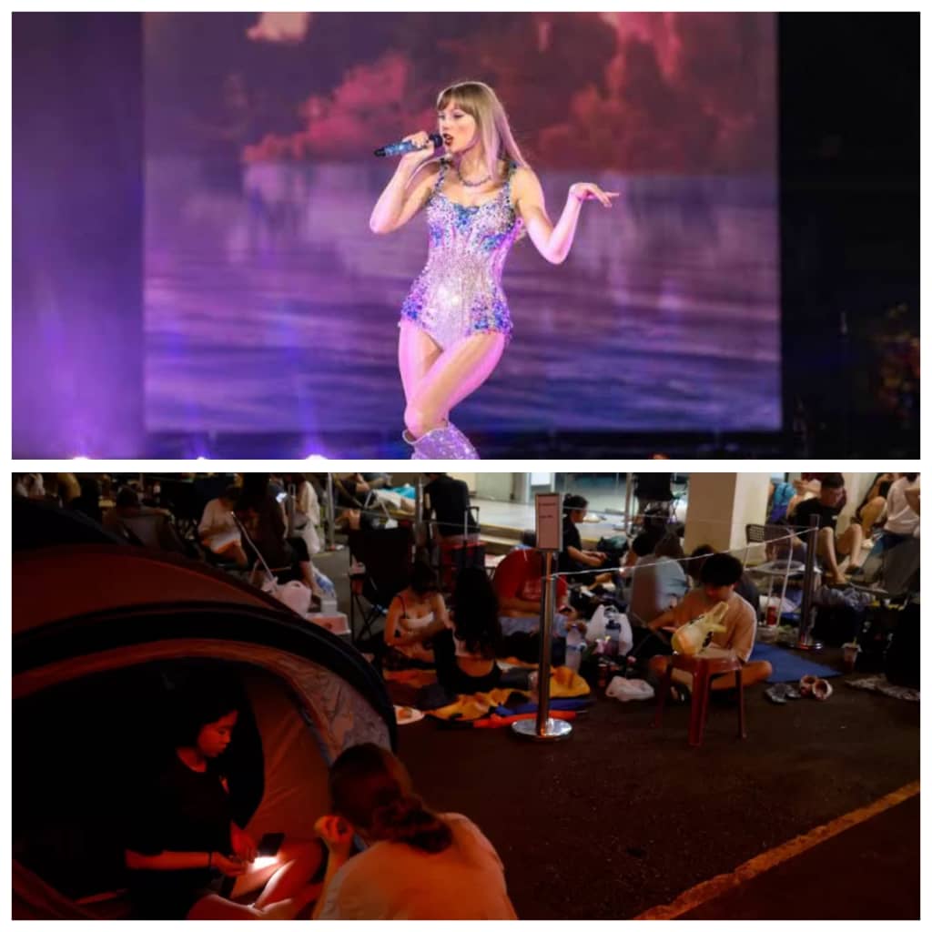 Asian fans skip work, camp out for Taylor Swift's concert tickets