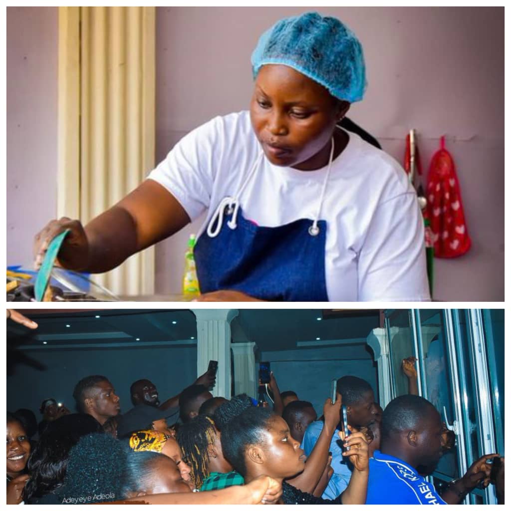 Chef Adeola completes 150-hour cook-a-thon, chooses to continue cooking