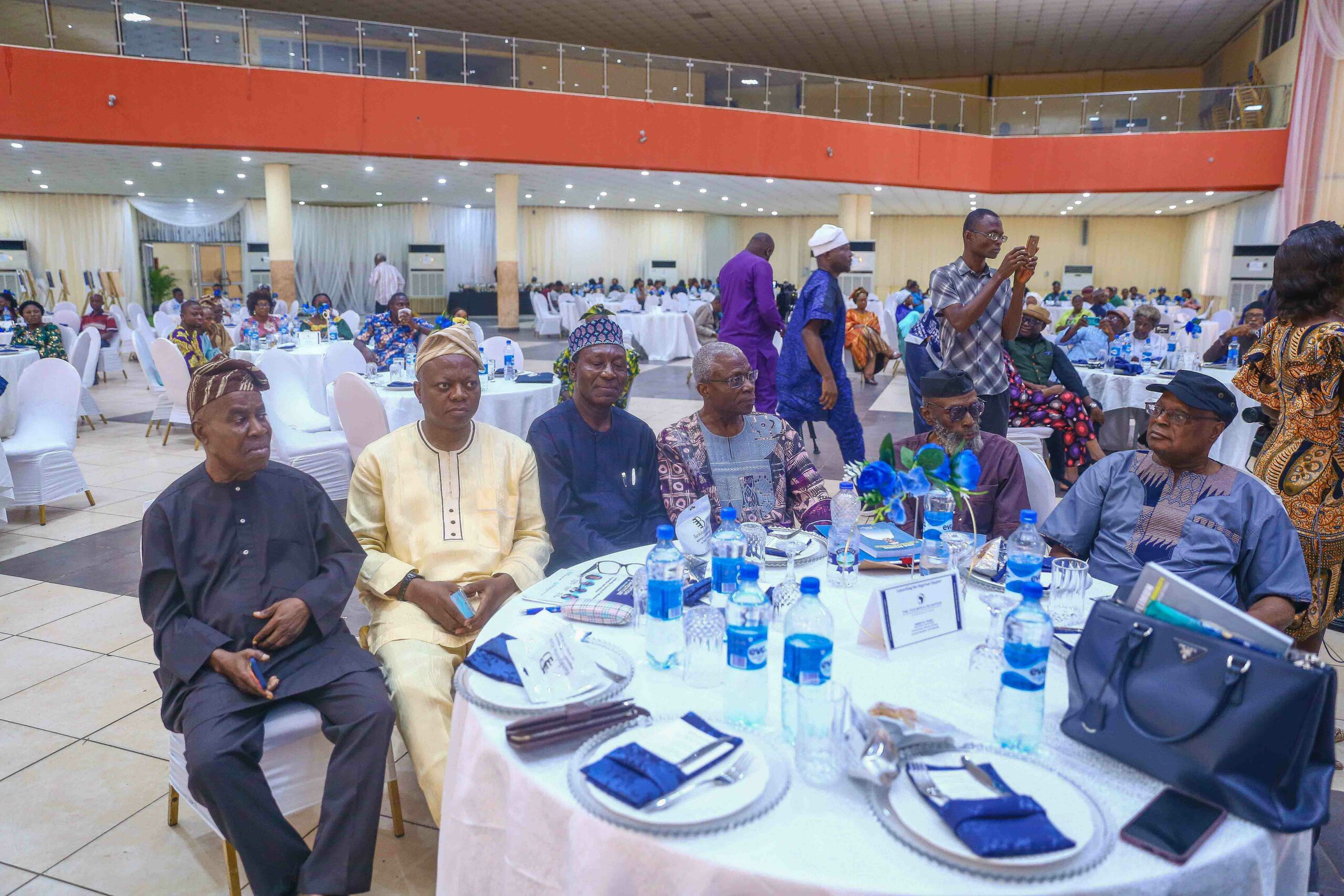 Friends and colleagues of the late Professor Tejumola Olaniyan at the launch of the T O Foundation in Ibadan