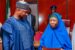 Gov. Dauda Lawal honours Zamfara pilgrim Hajiya Aishatu Guru-Nahuche for returning 80, 000 dollars she found during Hajj in Saudi Arabia.