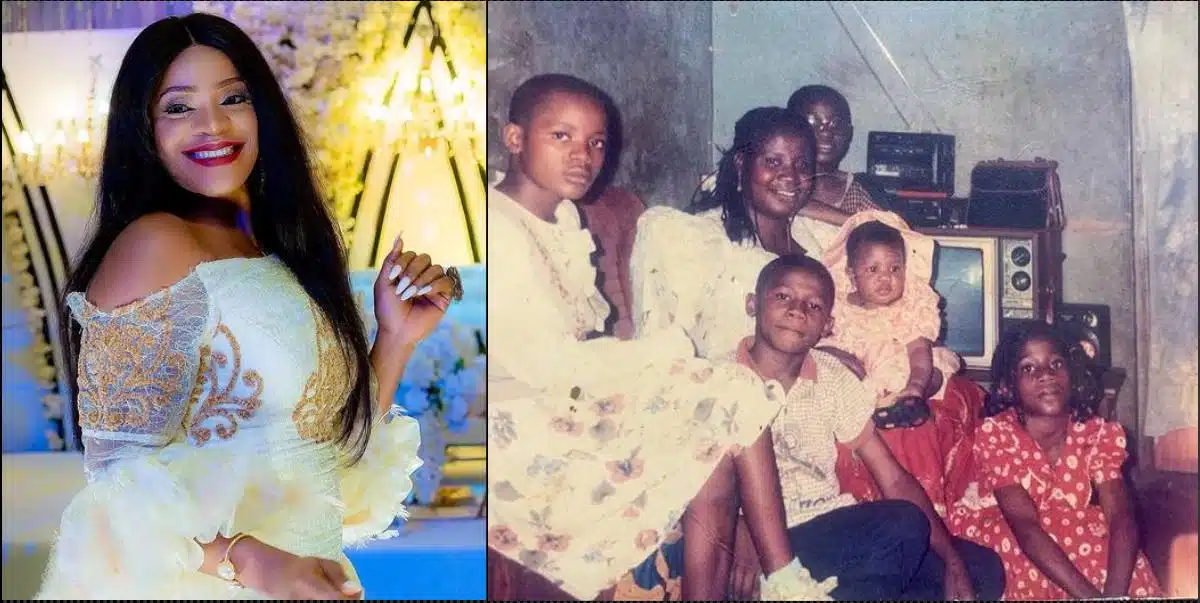 Uche Ogbodo Shares Throwback Photo, Reflects on Humble Beginnings