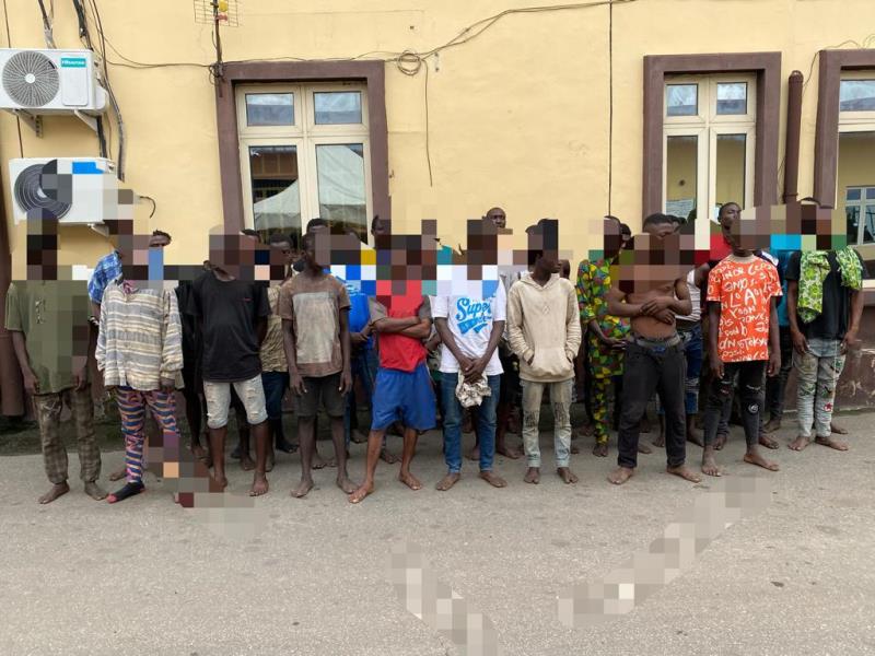 Lagos Taskforce raids Oshodi, Ilupeju, Mushin, arrest 31 hoodlums
