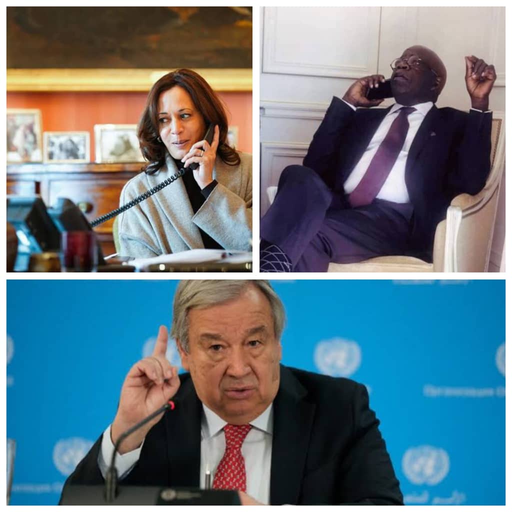 Niger coup, fuel subsidy: U.S. VP Kamala Harris, Guterres phone President Tinubu