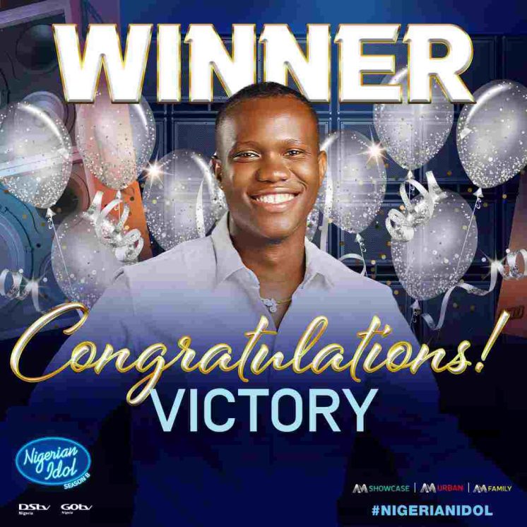 Victory Gbakara wins Nigerian Idol season 8