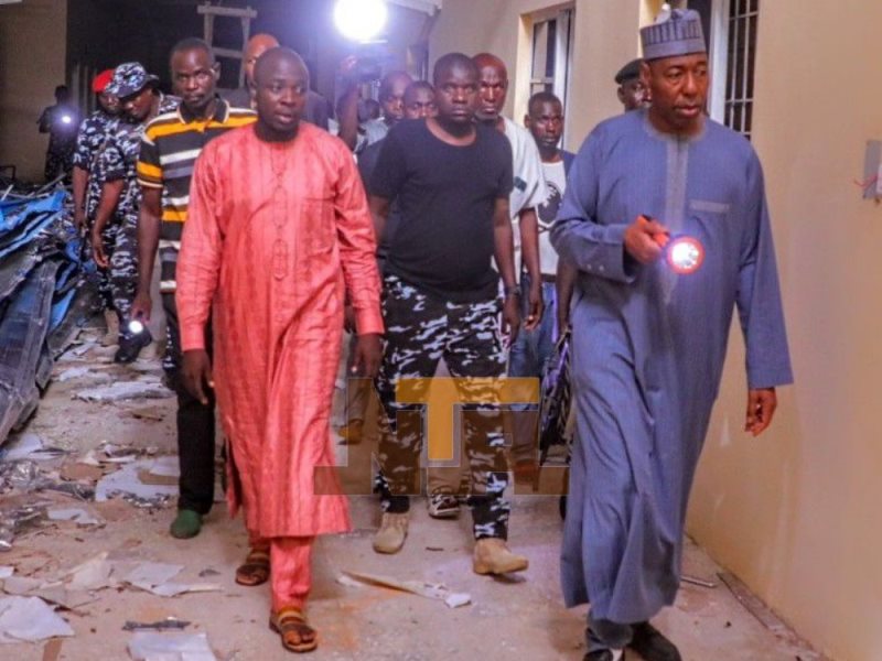 Zulum pays surprise midnight visit to hospital in Gwoza