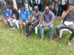 Rivers Police Command parades deadly kidnappers, armed robbers and others arrested during recent operations in various parts of the state
