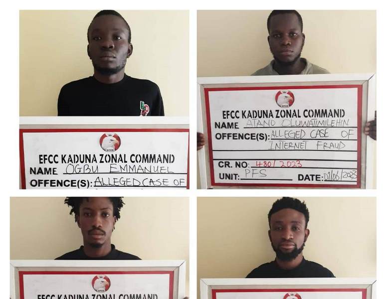 Four Yahoo Boys bags two years jail terms in Kaduna