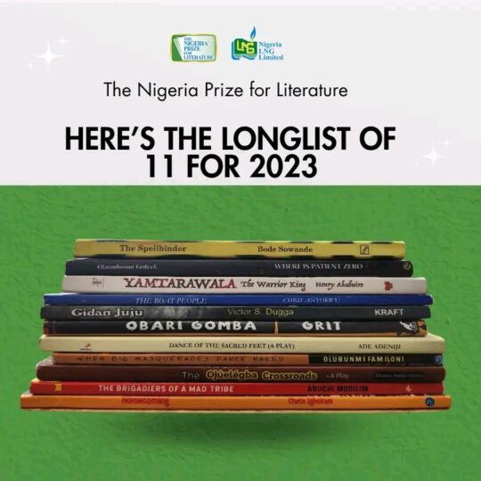 2023 Nigeria Prize for Literature.