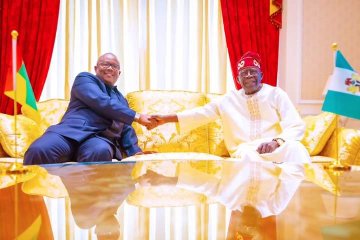 President of Guinea-Bissau, Umaro Sissoco Embaló, on Saturday pays a private visit to his Nigerian counterpart, Bola Ahmed Tinubu in Lagos.