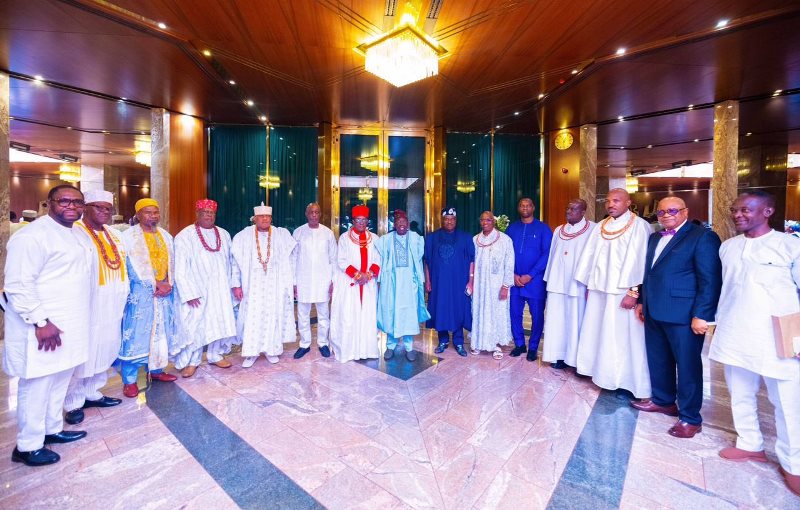 What Tinubu told Oba of Benin when he visited him in Abuja