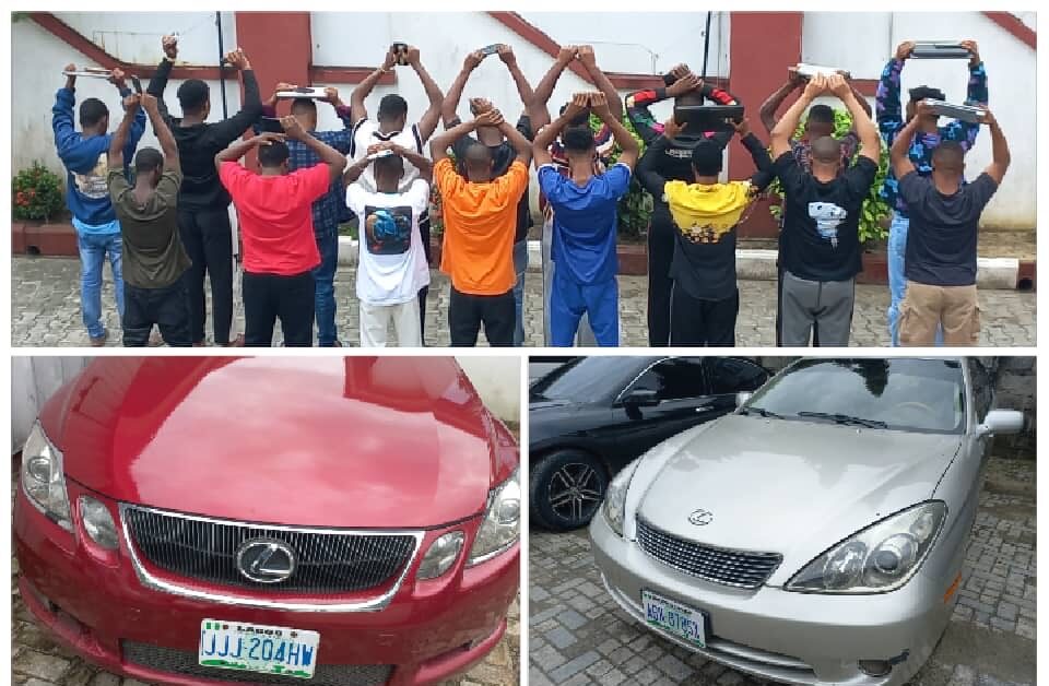 EFCC smashes 17 suspected “Yahoo Boys” in Akwa Ibom