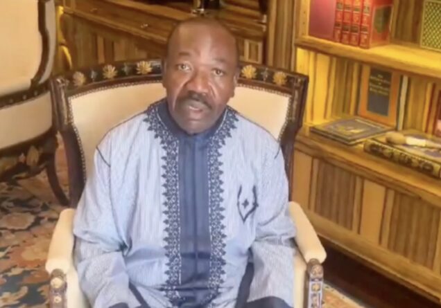 Ali Bongo Ondimba speaks after the Gabon coup