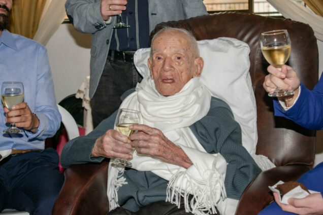 Colombian Efraín Antonio Ríos García, second oldest person in the world