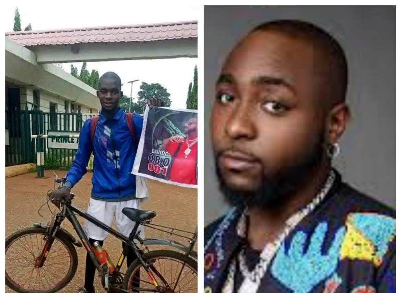 Davido shocks a fan bent on meeting him, requests his account details