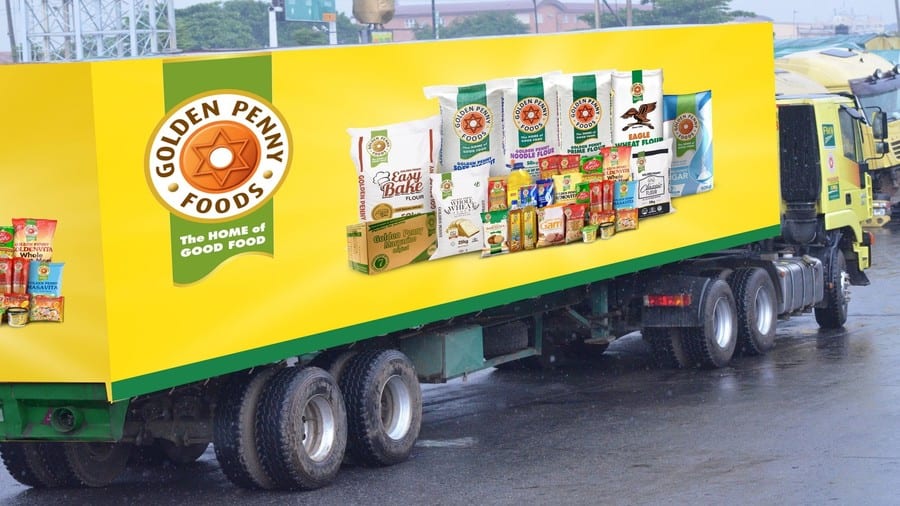 A Flour Mills Of Nigeria Plc truck