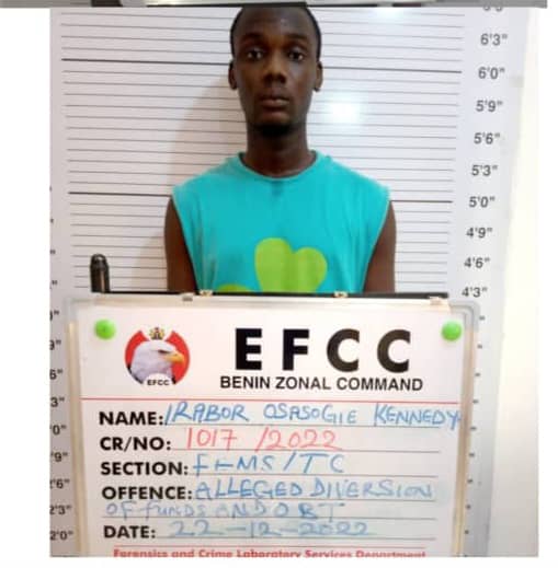 Court jails Kennedy Osasogie, orders return of €7,040 to German victim