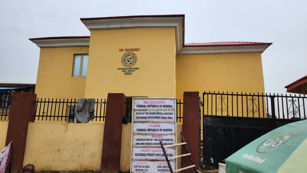 OSSAP- SDGs says it has delivered 40-bed hospital earmarked for Anikulapo Primary Health Center in Mushin, Lagos State, contrary to some reports.