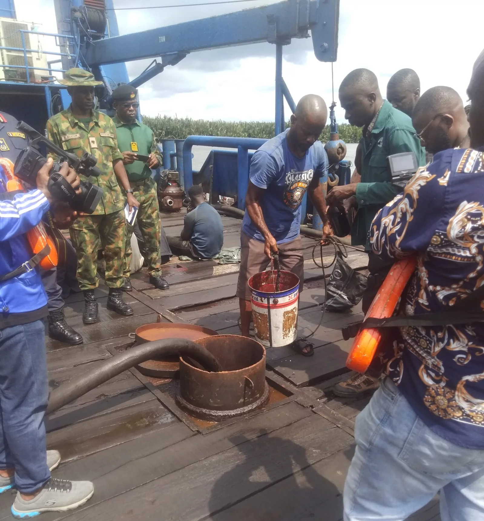 Joint Task Force Operation Delta Safe nab 10 crew members aboard MV Ofuoma over alleged oil theft