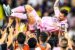 Inter Miami players celebrate Messi