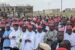 pix shows Governor Yusuf, his Deputy, Kwankwaso, SSG, others during the victory prayer on Saturday in Kano